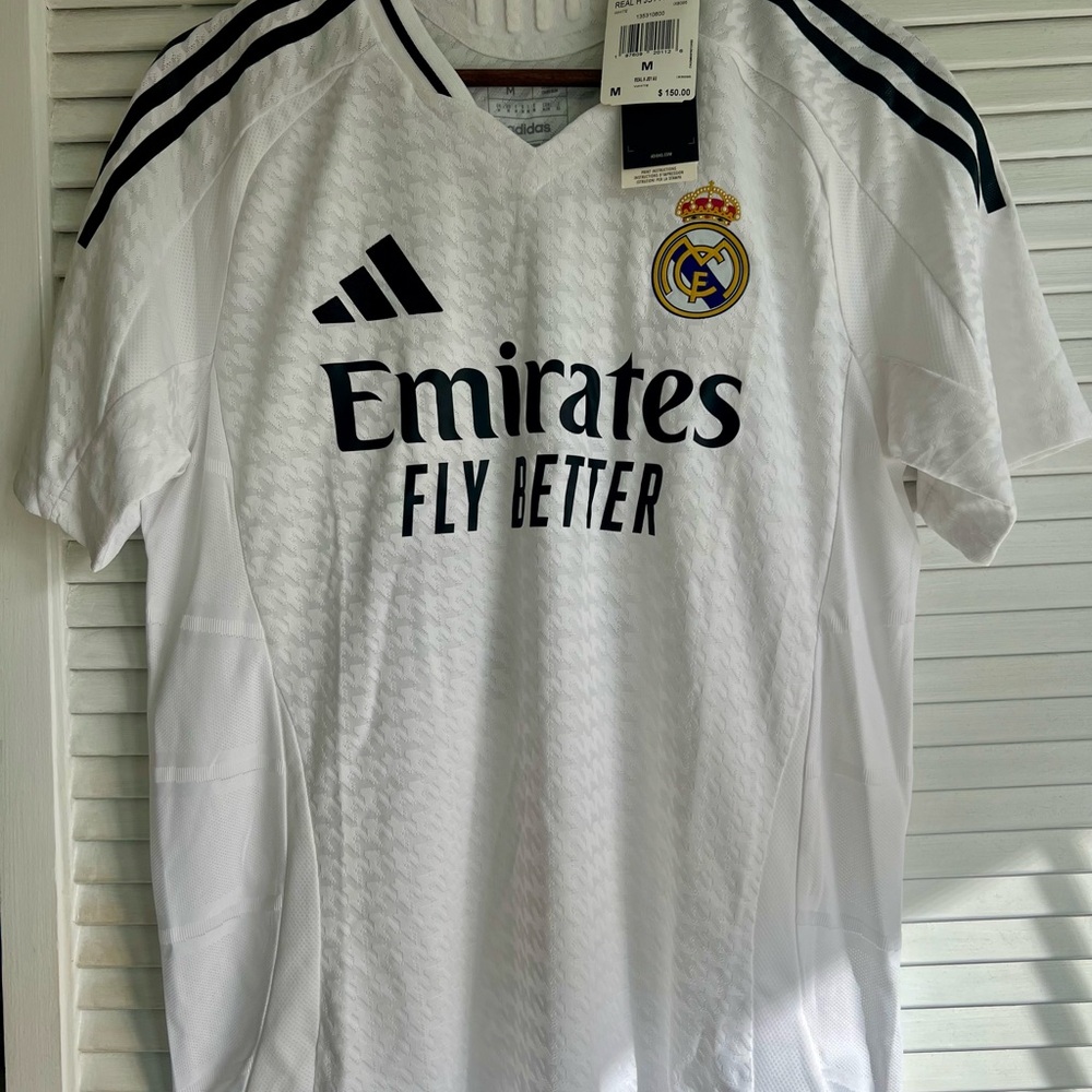 Adidas Official Zidane White and Black Real Madrid Jersey